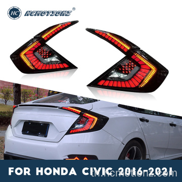 HCMOTIONZ 2016-2021 HONDA CIVIC ด้านหลังโคมไฟหลัง